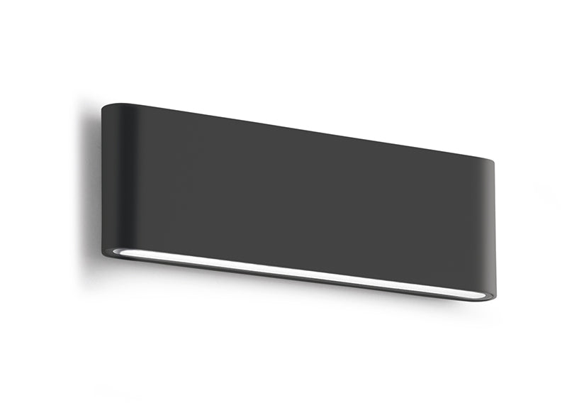 GEALUCE Applique slim in alluminio bianco-antracite-marrone IP54 LED GEALUCE Applique slim in alluminio bianco-antracite-marrone IP54 LED